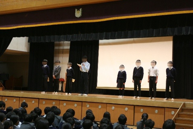 生徒会朝礼